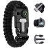 Survivalarmband, 5-in-1 armband, kompas, vuursteen