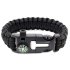 Survivalarmband, 5-in-1 armband, kompas, vuursteen