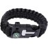 Survivalarmband, 5-in-1 armband, kompas, vuursteen