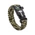 Survivalarmband, 5-in-1 armband, kompas, vuursteen