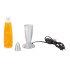 Lavawater oranje nachtlamp Bedlampje met glitter