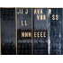 Wandplank metal wall shelf magnetische letters en cijfers