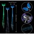 6 Stuks Kleurrijke Lichtgevende Vlechten Vlinder Glitter Glasvezel Haar Led Zijden Vlechten Bar Prom Aid Benodigdheden Haarband Haar Decor