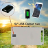 35W Sunpower - Draagbaar - Zonnepaneel - 5V - USB - Veilig - Oplader - Telefoon - Powerbank - Outdoor - Camping
