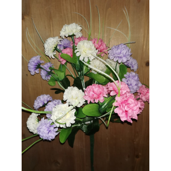 Boeket kunstbloemen 55x30