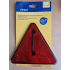 Driehoekige reflector - 2 x - Rood - Gratis gereedschapsetje - 15,5 cm - E4-gekeurd - 2 bevestigingsgaten