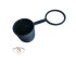 Trekhaakdop Ring hard pvc zwart