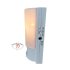 Bewegingsmelder alarm met licht registreert beweging en geeft automatisch licht
