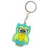 Sleutelhanger Uil Junior 3,5 Cm Rubber