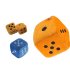 Pluche auto kubus 4 cm 2x