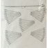 Rolladennaalden roestvrij staal, Spicknaald Set 50 stuks, vleesnaald 11 cm, zilver