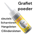 Grafietpoeder - Kernsmeermiddel - Slotpoeder - Smeermiddel - sloten - Grafiet - poeder - slot-kernen