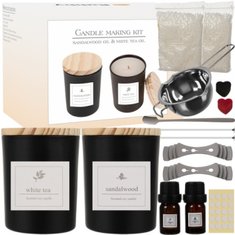 Kaarsen makerij Complete kit voor het maken van natuurlijke kaarsen