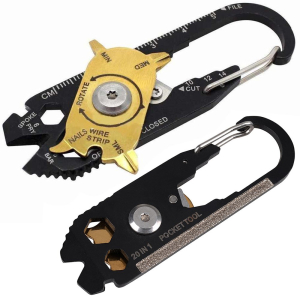 Multitool sleutelhanger - 20 functies in 1 tool - Leuke survival gadget