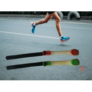 LED armband 2 stuks 1 rood en 1 groen LED armband 2 stuks 1 rood en 1 groen