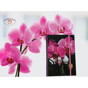 Notitieboekje orchidee met harde kaft