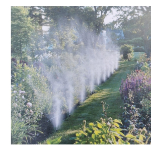Tuinsproeier met 11 koppen totaal 10 meter watergordijn