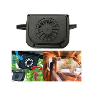 Ventilator op zonne-energie voor in de auto Ventilator op zonne-energie voor in de auto
