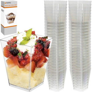 Amuse Vierkante kopjes amuse - 50 st