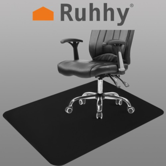 Beschermmat onder stoel,bureau,100 x 140 cm ZWART