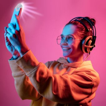 LED-ringlicht voor selfie