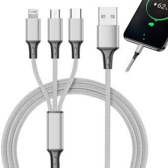 Usb-kabel voor telefoon 3 in 1