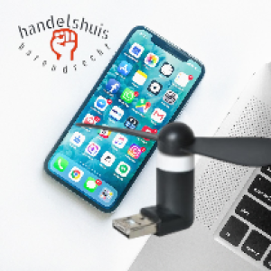 Ventilator Smartphone met OTG USB / Micro-USB Wit / Zwart Compact Draagbaar Lichtgewicht Klein Ventilator Smartphone met OTG USB / Micro-USB Wit / Zwart Compact Draagbaar Lichtgewicht Klein