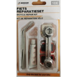 Fiets reparatie set 10 delig Fiets reparatie set 10 delig